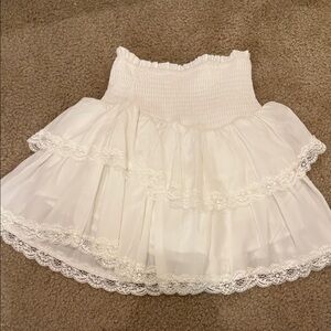Target White Lace Mini Skirt